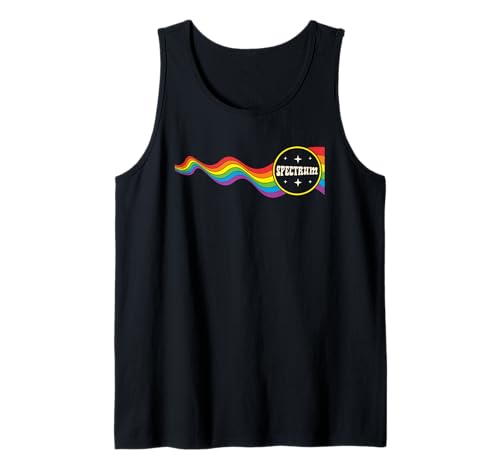 Spectrum LGBT-Q Gay Pride Month Regenbogenflagge Herren Damen Tank Top von LGBT-Q Gay Pride Month Equality Rainbow Men Women