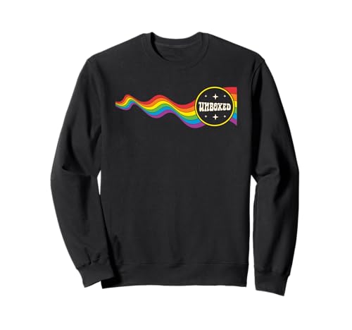 Unboxed LGBT-Q Gay Pride Month Regenbogen-Flagge Männer Frauen Sweatshirt von LGBT-Q Gay Pride Month Equality Rainbow Men Women