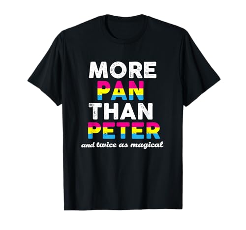 More Pan Than Peter - Pansexuell Pansexual Pride T-Shirt T-Shirt von LGBT Schwule, Lesben, Bi & Transgender Shirts