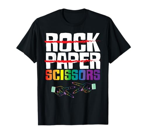 Rochambeau Rainbow Edition Pride Girl Queer Bi Lesben Frauen T-Shirt von LGBTQ+ Pride Lesbian Queer Women Girls CSD Apparel