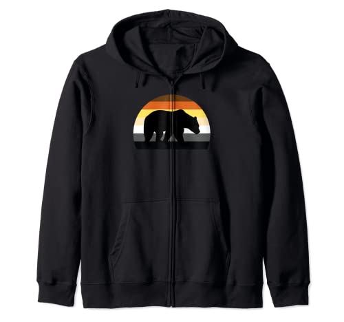 LGBT Papa Herren Gay Pride Monat – Gay Bear Kapuzenjacke von LGBTQ Bear Flag Gay Pride Gift For Men