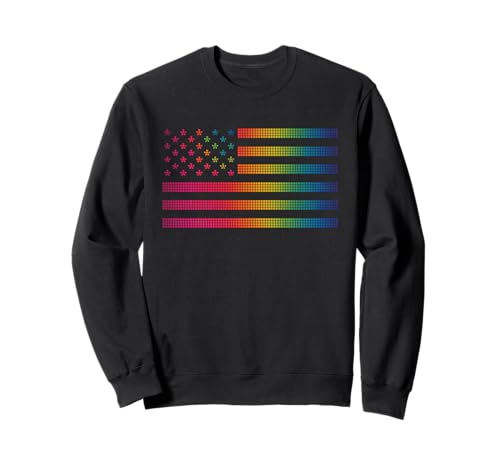 Lustige Pride Flagge Spruch Gay Rainbow USA LGBT Damen Herren Sweatshirt Lustige Pride Flagge Spruch Gay Rainbow USA LGBT Damen Herren Sweatshirt von LGBTQ Equality Colorful American Identity Art