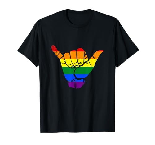 Handzeichen Regenbogen Flagge zur Pride Parade - LGBTQ T-Shirt Handzeichen Regenbogen Flagge zur Pride Parade - LGBTQ T-Shirt von LGBTQ Gay Pride Parade