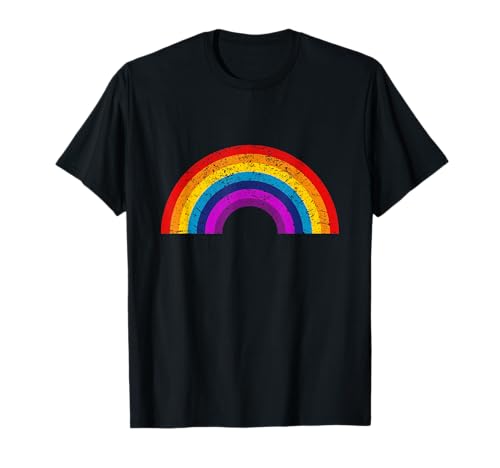 Retro LGBTQ Regenbogen Männer Frauen T-Shirt Retro LGBTQ Regenbogen Männer Frauen T-Shirt von LGBTQ Geschenke & Kleidung