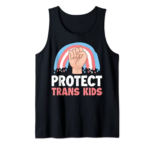Protect Trans Kids Transgender Tank Top von LGBTQ Kleidung
