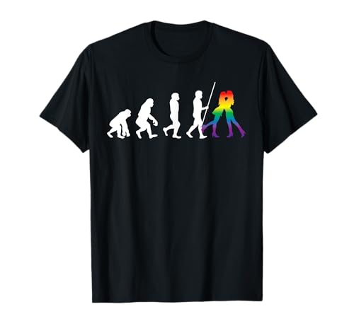 LESBIAN EVOLUTION Pride Rainbow Queer BI CSD Damen LGBTQ+ T-Shirt LESBIAN EVOLUTION Pride Rainbow Queer BI CSD Damen LGBTQ+ T-Shirt von LGBTQ Pride Gay Lesbian Trans Queer CSD Apparel