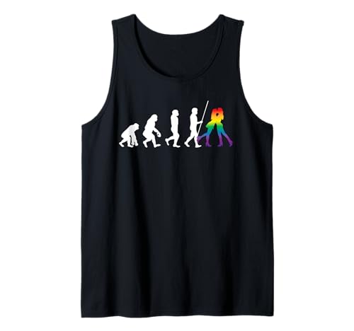 LESBIAN EVOLUTION Pride Rainbow Queer BI CSD Damen LGBTQ+ Tank Top LESBIAN EVOLUTION Pride Rainbow Queer BI CSD Damen LGBTQ+ Tank Top von LGBTQ Pride Gay Lesbian Trans Queer CSD Apparel