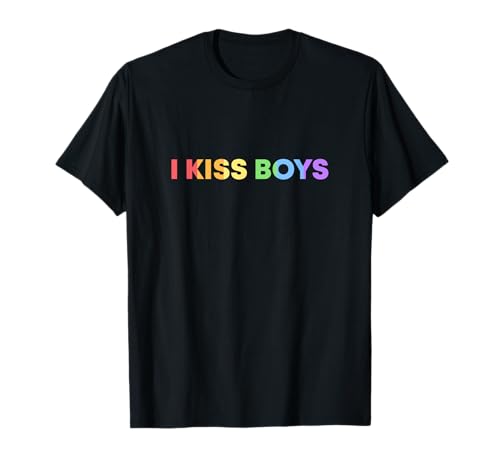 I Kiss Boys Pride LGBTQ Gay Queer T-Shirt I Kiss Boys Pride LGBTQ Gay Queer T-Shirt von LGBTQ Rainbow Gay Flag Clo.