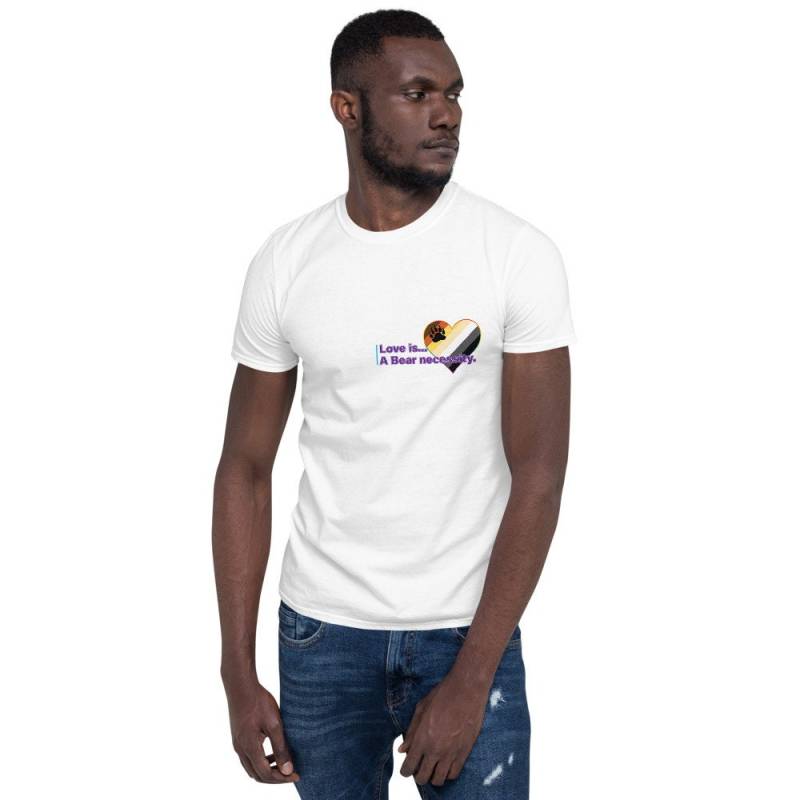 Bärenstolz-T-Shirt Liebe Ist Ein Bärnnotwendigkeits-Grafik-T-stück von LGBTQPrideLife