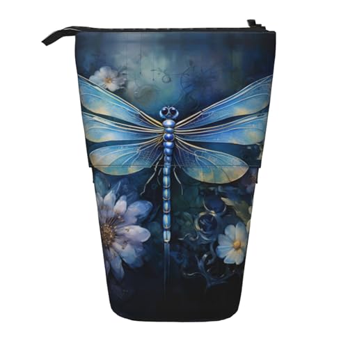 LGHDFYO Art Blue Libelle Teleskop-Stiftetui für Damen und Herren, niedlich, stehend, mit Reißverschluss, für Büro, Schwarz, One Size, Modisch LGHDFYO Art Blue Libelle Teleskop-Stiftetui für Damen und Herren, niedlich, stehend, mit Reißverschluss, für Büro, Schwarz, One Size, Modisch von LGHDFYO
