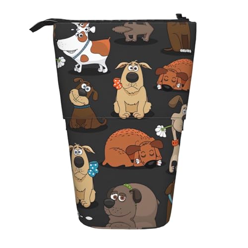 LGHDFYO Dog Corgi Teleskop-Federmäppchen für Damen und Herren, niedlich, stehend, mit Reißverschluss, für Büro, 1 Stück, Schwarz, One Size, Modisch LGHDFYO Dog Corgi Teleskop-Federmäppchen für Damen und Herren, niedlich, stehend, mit Reißverschluss, für Büro, 1 Stück, Schwarz, One Size, Modisch von LGHDFYO
