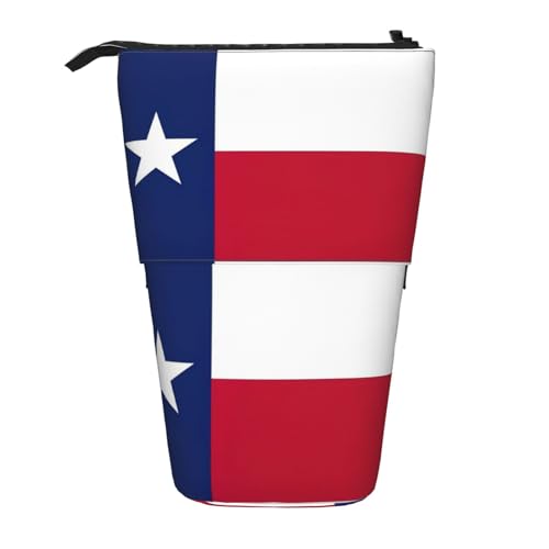 LGHDFYO Teleskop-Federmäppchen mit Texas-Flagge, für Damen und Herren, niedlich, stehend, mit Reißverschluss, für Büro, Schwarz, One Size, Modisch LGHDFYO Teleskop-Federmäppchen mit Texas-Flagge, für Damen und Herren, niedlich, stehend, mit Reißverschluss, für Büro, Schwarz, One Size, Modisch von LGHDFYO