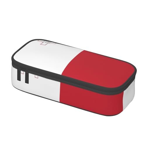 LGHHGY Federmäppchen mit Flagge von St. Lucia – Mehrzweck-Stift-Organizer, tragbare Schreibwarentasche für Schule, Büro und Reisen, Flagge von Malta, Einheitsgröße, Schulranzen LGHHGY Federmäppchen mit Flagge von St. Lucia – Mehrzweck-Stift-Organizer, tragbare Schreibwarentasche für Schule, Büro und Reisen, Flagge von Malta, Einheitsgröße, Schulranzen von LGHHGY
