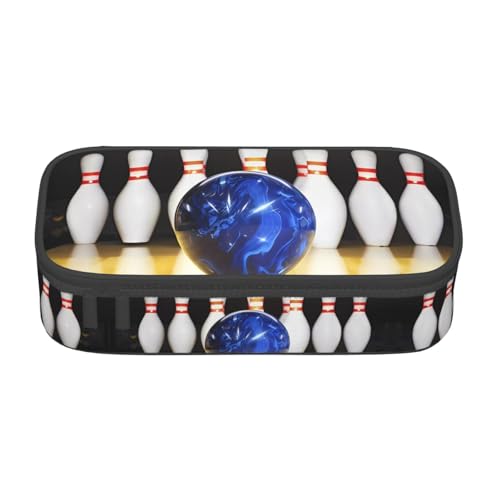 LGHHGY Federmäppchen mit Gitarren-Klavier-Muster, Mehrzweck-Stift-Organizer, tragbare Schreibwarentasche für Schule, Büro und Reisen, Bowling, Einheitsgröße, Schulranzen LGHHGY Federmäppchen mit Gitarren-Klavier-Muster, Mehrzweck-Stift-Organizer, tragbare Schreibwarentasche für Schule, Büro und Reisen, Bowling, Einheitsgröße, Schulranzen von LGHHGY