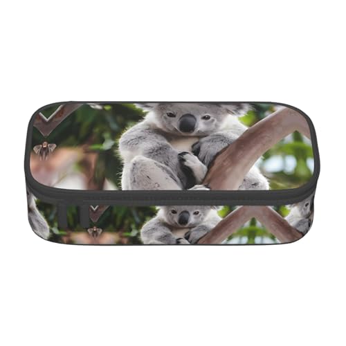 LGHHGY Federmäppchen mit Hundefang-Fasan-Druck, Mehrzweck-Stift-Organizer, tragbare Schreibwarentasche für Schule, Büro und Reisen, Süßer Koala, Einheitsgröße, Schulranzen LGHHGY Federmäppchen mit Hundefang-Fasan-Druck, Mehrzweck-Stift-Organizer, tragbare Schreibwarentasche für Schule, Büro und Reisen, Süßer Koala, Einheitsgröße, Schulranzen von LGHHGY