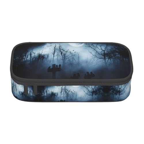LGHHGY Federmäppchen mit Jagdmotiv – Mehrzweck-Stift-Organizer, tragbare Schreibwarentasche für Schule, Büro und Reisen, Gothic Happy Halloween, Einheitsgröße, Schulranzen LGHHGY Federmäppchen mit Jagdmotiv – Mehrzweck-Stift-Organizer, tragbare Schreibwarentasche für Schule, Büro und Reisen, Gothic Happy Halloween, Einheitsgröße, Schulranzen von LGHHGY