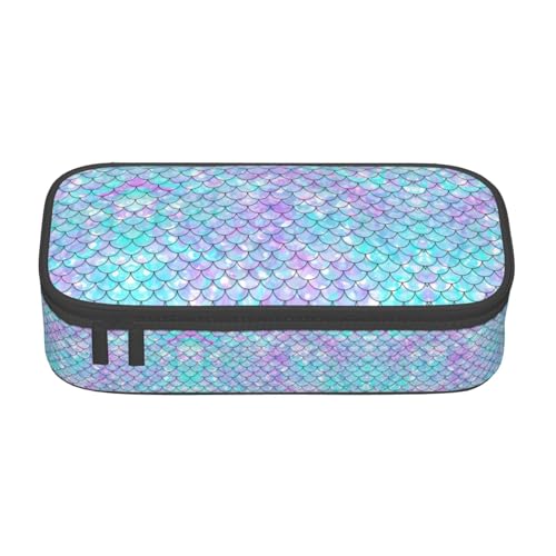 LGHHGY Federmäppchen mit Kosmetik- und Make-up-Motivdruck, Mehrzweck-Stift-Organizer, tragbare Schreibwarentasche für Schule, Büro und Reisen, Meerjungfrau-Türkis, Einheitsgröße, Schulranzen LGHHGY Federmäppchen mit Kosmetik- und Make-up-Motivdruck, Mehrzweck-Stift-Organizer, tragbare Schreibwarentasche für Schule, Büro und Reisen, Meerjungfrau-Türkis, Einheitsgröße, Schulranzen von LGHHGY