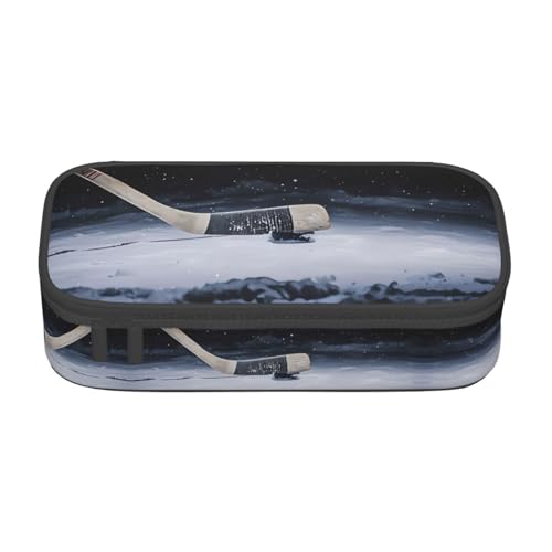 LGHHGY Federmäppchen mit Labrador-Hunde-Aufdruck – Mehrzweck-Stift-Organizer, tragbare Schreibwarentasche für Schule, Büro und Reisen, Hockeyschläger, Einheitsgröße, Schulranzen LGHHGY Federmäppchen mit Labrador-Hunde-Aufdruck – Mehrzweck-Stift-Organizer, tragbare Schreibwarentasche für Schule, Büro und Reisen, Hockeyschläger, Einheitsgröße, Schulranzen von LGHHGY