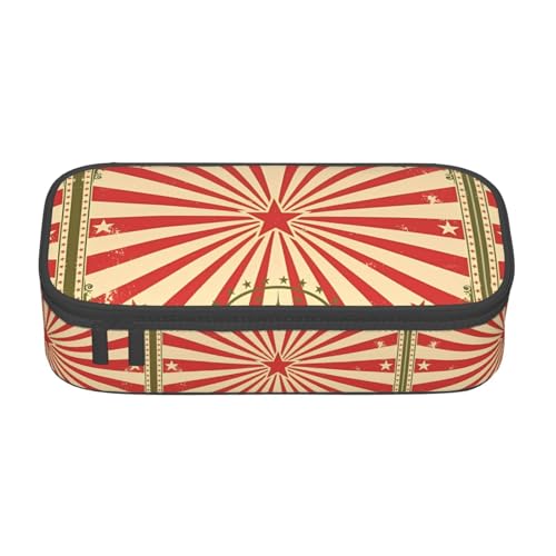 LGHHGY Federmäppchen mit Labrador-Hunde-Aufdruck – Mehrzweck-Stift-Organizer, tragbare Schreibwarentasche für Schule, Büro und Reisen, Vintage Zirkus-Hintergrund, Einheitsgröße, Schulranzen LGHHGY Federmäppchen mit Labrador-Hunde-Aufdruck – Mehrzweck-Stift-Organizer, tragbare Schreibwarentasche für Schule, Büro und Reisen, Vintage Zirkus-Hintergrund, Einheitsgröße, Schulranzen von LGHHGY