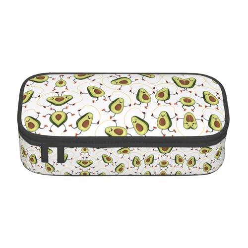 LGHHGY Federmäppchen mit Pferdemotiv, Mehrzweck-Stift-Organizer, tragbare Schreibwarentasche für Schule, Büro und Reisen, Lustige Cartoon-Avocados, Einheitsgröße, Schulranzen LGHHGY Federmäppchen mit Pferdemotiv, Mehrzweck-Stift-Organizer, tragbare Schreibwarentasche für Schule, Büro und Reisen, Lustige Cartoon-Avocados, Einheitsgröße, Schulranzen von LGHHGY