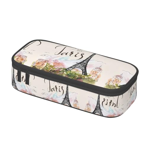 LGHHGY Federmäppchen mit Pferdemotiv, Mehrzweck-Stift-Organizer, tragbare Schreibwarentasche für Schule, Büro und Reisen, eifelturm-design, Einheitsgröße, Schulranzen LGHHGY Federmäppchen mit Pferdemotiv, Mehrzweck-Stift-Organizer, tragbare Schreibwarentasche für Schule, Büro und Reisen, eifelturm-design, Einheitsgröße, Schulranzen von LGHHGY