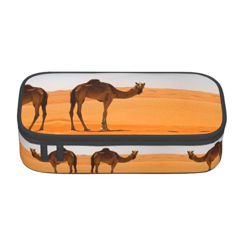 LGHHGY Federmäppchen mit Schwimmfisch-Druck, Mehrzweck-Stift-Organizer, tragbare Schreibwarentasche für Schule, Büro und Reisen, Desert Sand Camel, Einheitsgröße, Schulranzen LGHHGY Federmäppchen mit Schwimmfisch-Druck, Mehrzweck-Stift-Organizer, tragbare Schreibwarentasche für Schule, Büro und Reisen, Desert Sand Camel, Einheitsgröße, Schulranzen von LGHHGY