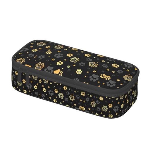 LGHHGY Federmäppchen mit Schwimmfisch-Druck, Mehrzweck-Stift-Organizer, tragbare Schreibwarentasche für Schule, Büro und Reisen, Hundepfotenabdruck, Einheitsgröße, Schulranzen LGHHGY Federmäppchen mit Schwimmfisch-Druck, Mehrzweck-Stift-Organizer, tragbare Schreibwarentasche für Schule, Büro und Reisen, Hundepfotenabdruck, Einheitsgröße, Schulranzen von LGHHGY