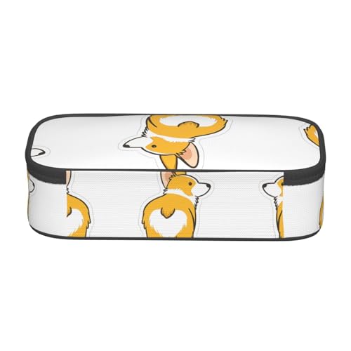 LGHHGY Federmäppchen mit Schwimmfisch-Druck, Mehrzweck-Stift-Organizer, tragbare Schreibwarentasche für Schule, Büro und Reisen, Süßer Corgi-Hintern, Einheitsgröße, Schulranzen LGHHGY Federmäppchen mit Schwimmfisch-Druck, Mehrzweck-Stift-Organizer, tragbare Schreibwarentasche für Schule, Büro und Reisen, Süßer Corgi-Hintern, Einheitsgröße, Schulranzen von LGHHGY