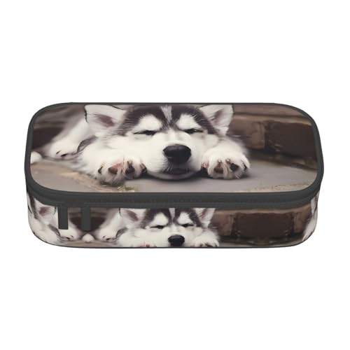 LGHHGY Federmäppchen mit Skunk-Druck, Mehrzweck-Stift-Organizer, tragbare Schreibwarentasche für Schule, Büro und Reisen, Husky-Hund, Einheitsgröße, Schulranzen LGHHGY Federmäppchen mit Skunk-Druck, Mehrzweck-Stift-Organizer, tragbare Schreibwarentasche für Schule, Büro und Reisen, Husky-Hund, Einheitsgröße, Schulranzen von LGHHGY