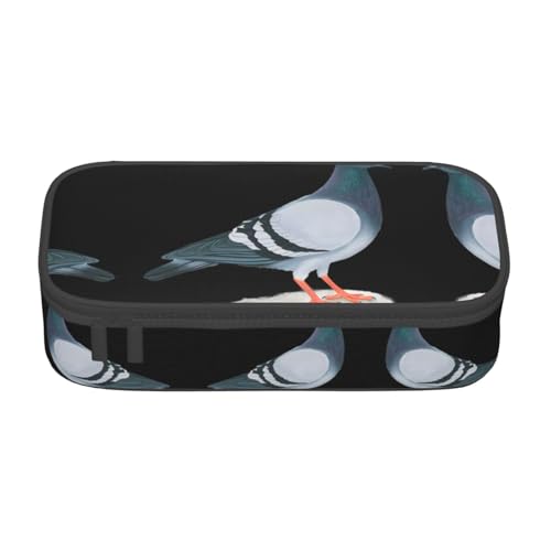 LGHHGY Federmäppchen mit Wildtierpferde-Muster, Mehrzweck-Stift-Organizer, tragbare Schreibwarentasche für Schule, Büro und Reisen, Taube, Einheitsgröße, Schulranzen LGHHGY Federmäppchen mit Wildtierpferde-Muster, Mehrzweck-Stift-Organizer, tragbare Schreibwarentasche für Schule, Büro und Reisen, Taube, Einheitsgröße, Schulranzen von LGHHGY