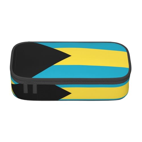 LGHHGY Federmäppchen mit französischer Flagge, Mehrzweck-Stift-Organizer, tragbare Schreibwarentasche für Schule, Büro und Reisen, Flagge der Bahamas, Einheitsgröße, Schulranzen LGHHGY Federmäppchen mit französischer Flagge, Mehrzweck-Stift-Organizer, tragbare Schreibwarentasche für Schule, Büro und Reisen, Flagge der Bahamas, Einheitsgröße, Schulranzen von LGHHGY