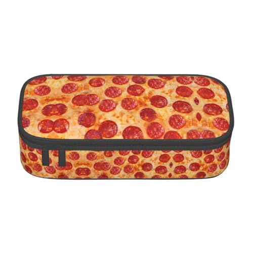 LGHHGY Federmäppchen mit niedlichem Schweine-Druck – Mehrzweck-Stift-Organizer, tragbare Schreibwarentasche für Schule, Büro und Reisen, 3D Pizza Pepperoni, Einheitsgröße, Schulranzen LGHHGY Federmäppchen mit niedlichem Schweine-Druck – Mehrzweck-Stift-Organizer, tragbare Schreibwarentasche für Schule, Büro und Reisen, 3D Pizza Pepperoni, Einheitsgröße, Schulranzen von LGHHGY