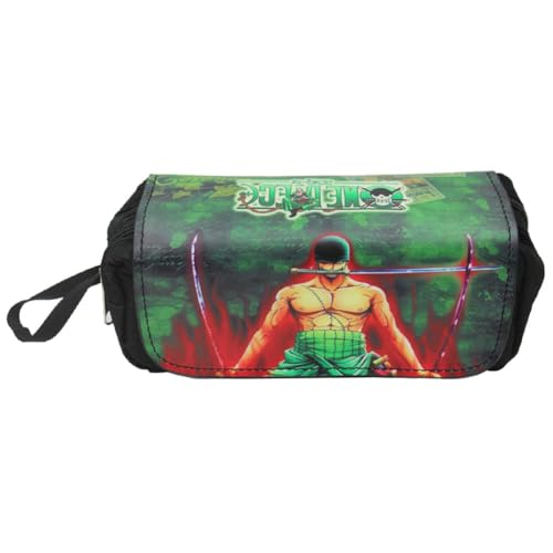 LGQHCE One Piece Federmäppchen One Piece Mäppchen One Piece Bleistift Fall Bleistift Tasche Dekoration, One Piece Doppelzipper Große Kapazität Federtasche für Kinder Studie Schreibwaren von LGQHCE