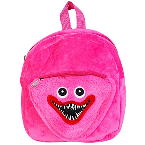 LGQHCE Poppy Playtime Kinderrucksack, Poppy Rucksack, Plüsch Rucksack, Kinder Plüsch Rucksack, Kinderrucksack, Cartoon Schultasche für Schule Freizeit und auf Reisen Rucksack von LGQHCE