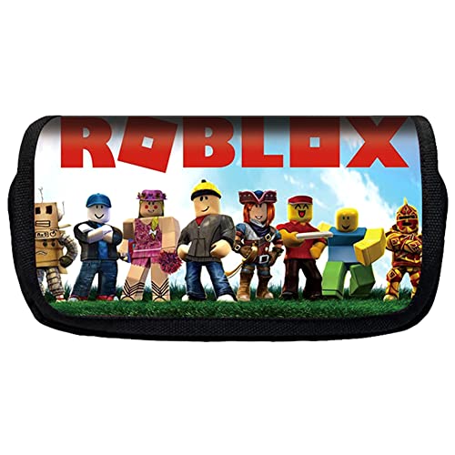 LGQHCE Roblox Federmäppchen Große Kapazität Mäppchen 3D Druck Federmäppchen Kinder Roblox Federtasche Junge Mädchen Federmappe für Teen Geschenk von LGQHCE