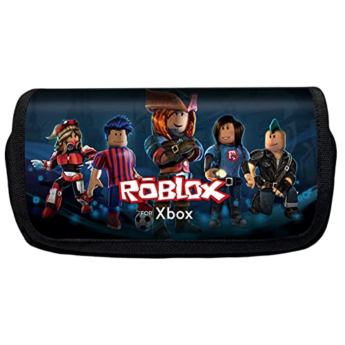 LGQHCE Roblox Mäppchen 3D Druck Federmäppchen Große Kapazität Federtasche Kinder Roblox Federmappe Junge Mädchen Federmäppchen für Teen Geschenk von LGQHCE