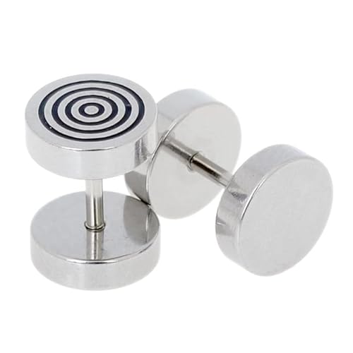 Herren Ohrringe Fake Ear Plug Hypnotise von LGT JWLS