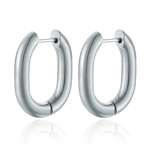 Herren Ohrringe LGT JWLS Geometric Shape 2 - Silber von LGT JWLS