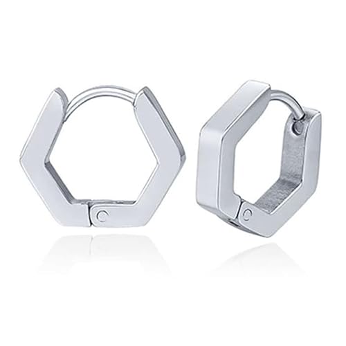 Herren Ohrringe LGT JWLS - Hexagon Silber von LGT JWLS