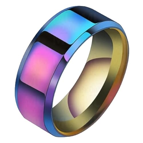 Herren Ring Titan Multicolor 8mm-19mm von LGT JWLS
