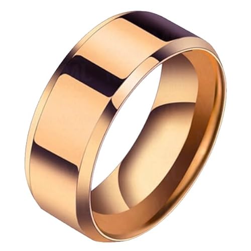Herren Ring Titan Rose 8mm-21mm von LGT JWLS
