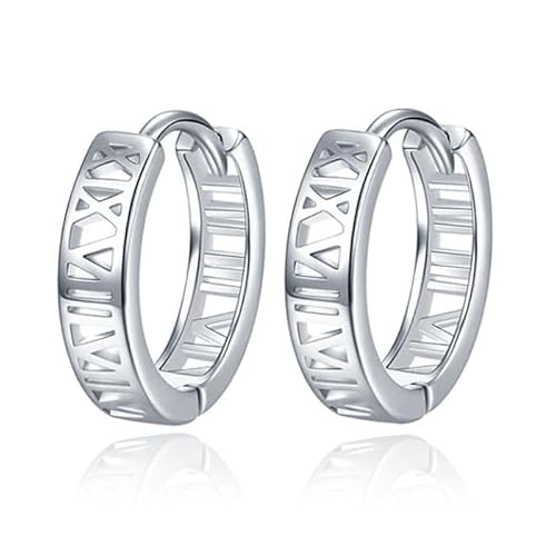 LGT JWLS Ohrringe Herren - Roman Nvmeral Silber von LGT JWLS