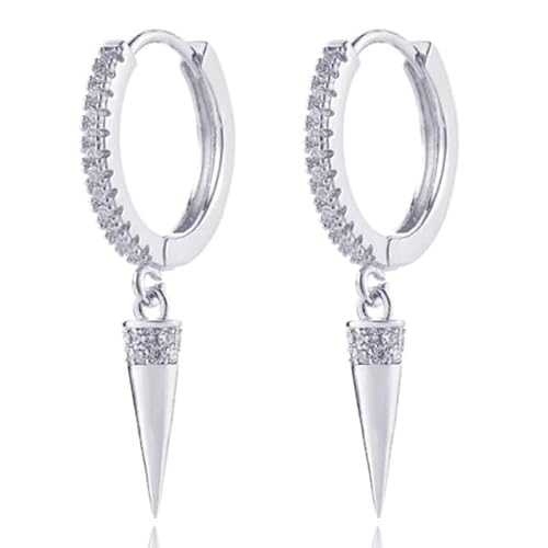 LGT JWLS Ohrringe mit konischen Zylinder-Anhänger - konisches Silber von LGT JWLS