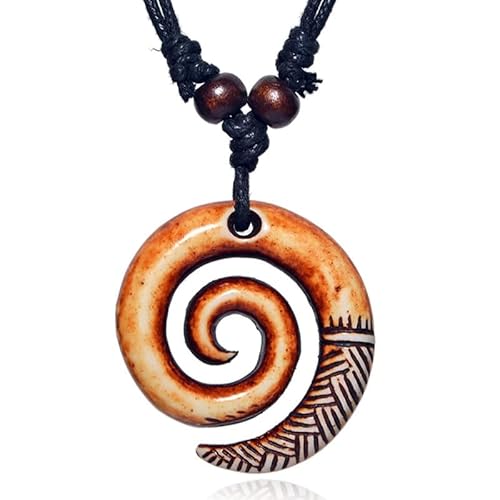 LGT JWLS Spiral Swirl kettinghanger met Waxkoord von LGT JWLS