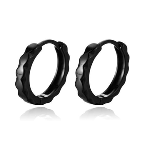 LGT JWLS Wave Ohrringe - Schwarz von LGT JWLS