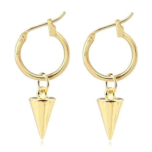 LGT Jewels Damen Ohrringe mit Spitze Gold Anhänger LGT Jewels Damen Ohrringe mit Spitze Gold Anhänger von LGT JWLS