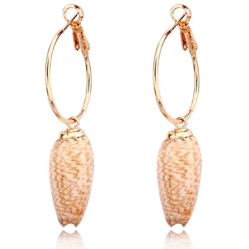 LGT Jewels Damen Ohrringe mit gestreckter Muschel von LGT JWLS