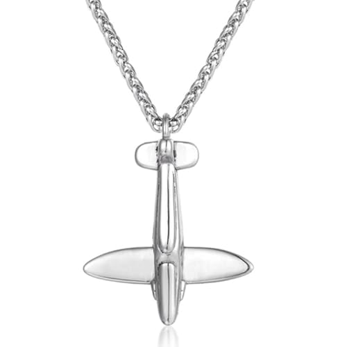 LGT Jewels Herren Halskette Edelstahl Spitfire von LGT JWLS