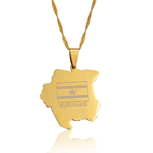 LGT Jewels heren ketting Edelstaal Suriname Goudkleurig von LGT JWLS