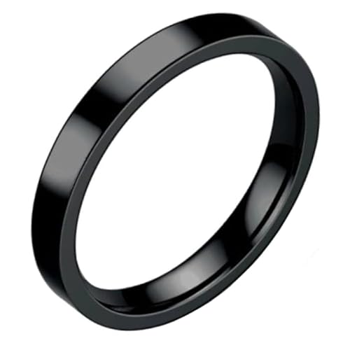 LGT Jewels Schmaler Stahlring Schwarz 3mm-17mm von LGT JWLS